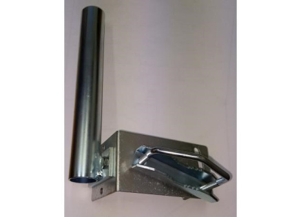 Držák antény na stožár pro NanoStation s náklonem, galvanický zinek, délka 7cm