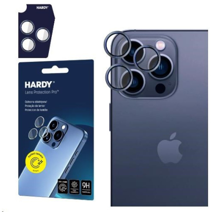 3mk HARDY Lens Protection Pro pro iPhone 15 Pro Max Blue 3mk HARDY Lens Protection Pro pro iPhone 15 Pro Max Blue