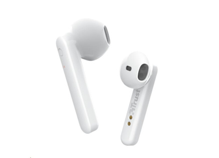 TRUST sluchátka Primo Touch Bluetooth Wireless Earphones - white TRUST sluchátka Primo Touch Bluetooth Wireless Earphones - white