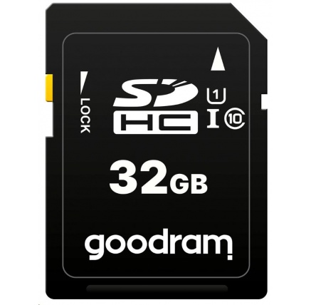 GOODRAM SDHC karta 32GB (R:100/W:10 MB/s) UHS-I Class 10 GOODRAM SDHC karta 32GB (R:100/W:10 MB/s) UHS-I Class 10