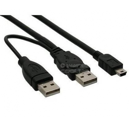 PREMIUMCORD Kabel USB 2.0 napájecí Y kabel A/M + A/M -- A/M mini 0.4m + 0.5m PREMIUMCORD Kabel USB 2.0 napájecí Y kabel A/M + A/M -- A/M mini 0.4m + 0.5m
