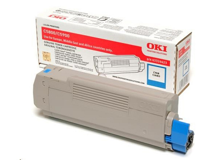 Oki Toner Cyan do C5800/C5900/C5550 MFP (5 000 stránek)