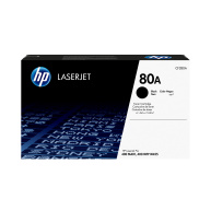 HP 80A Black LJ Toner Cart, CF280A (2,560 pages)