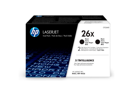 HP 26X 2-pack High Yield Black Original LaserJet Toner Cartridges (CF226XD) (9,000 / 9,000 pages)
