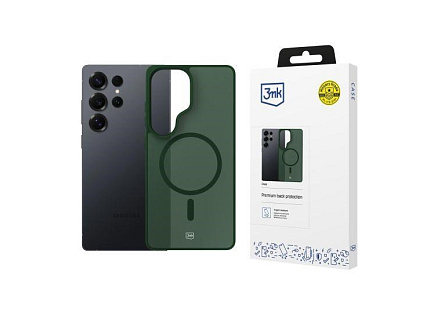 3mk ochranný kryt Smoke MagCase Green pro Samsung Galaxy S25 Ultra 3mk ochranný kryt Smoke MagCase Green pro Samsung Galaxy S25 Ultra