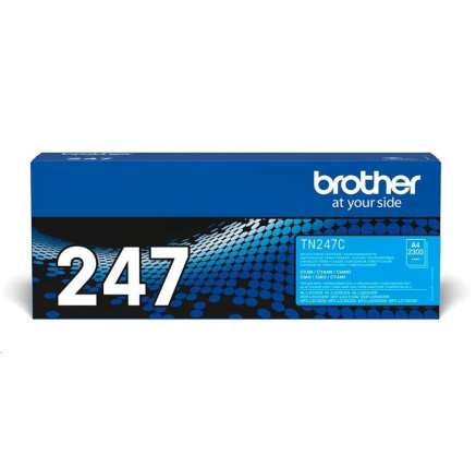 BROTHER Toner TN-247C - PRO HLL3210 HLL3270 DCPL3510 DCPL3550 MFCL3730 MFCL3770 - cca 2300stran BROTHER Toner TN-247C - PRO HLL3210 HLL3270 DCPL3510 DCPL3550 MFCL3730 MFCL3770 - cca 2300stran