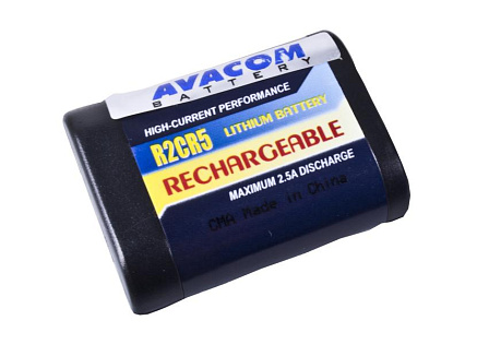 AVACOM nabíjecí fotobaterie Canon 2CR5, Kodak KL2CR5, Pentax 2CR5 Li-Fe 6V 500mAh 3Wh