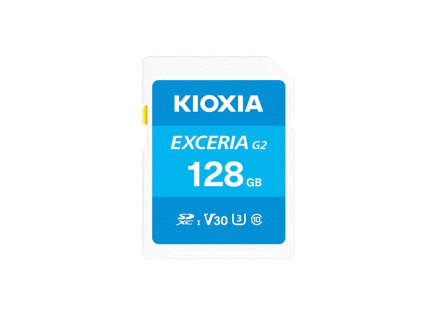 KIOXIA SDXC Karta Exceria 128GB N203, UHS-I, U3, V30, Class 10