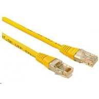 Solarix Patch kabel CAT5E UTP PVC 5m žlutý non-snag-proof C5E-155YE-5MB