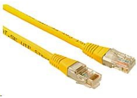 Solarix Patch kabel CAT5E UTP PVC 5m žlutý non-snag-proof C5E-155YE-5MB