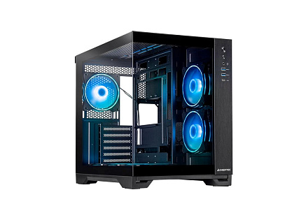 CHIEFTEC skříň VISIO, ATX, 1x USB-C 3.2, 2x USB 3.0, 6x 120mm ARGB Fan, černá CHIEFTEC skříň VISIO, ATX, 1x USB-C 3.2, 2x USB 3.0, 6x 120mm ARGB Fan, černá
