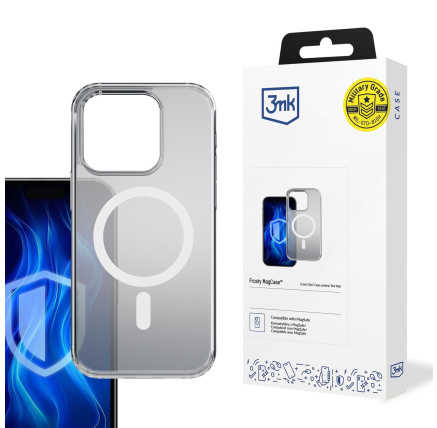 3mk ochranný kryt Frosty MagCase White pro Apple iPhone 16E 3mk ochranný kryt Frosty MagCase White pro Apple iPhone 16E