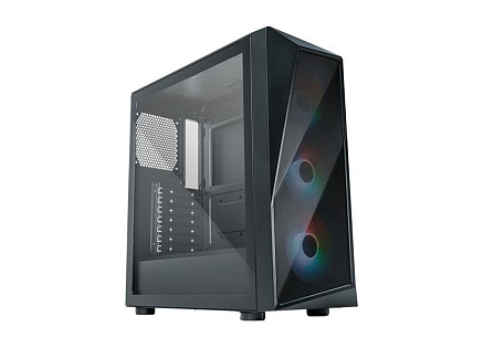 Cooler Master case CMP 520, ATX, Průhledná bočnice, 3x 120mm ARGB Fan, Černá