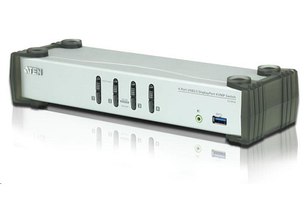 ATEN 4-port DisplayPort KVMP USB3.0, audio