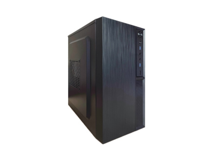 EUROCASE skříň MC MF-320B, Micro Tower, 1xUSB-C, 2xUSB 3.0, 2x audio, bez zdroje