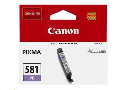 Canon CARTRIDGE CLI-581XL fotografická modrá pro PIXMA TS615x, TS625x, TS635x, TS815x,TS825x, TS835x, TS915x (1 660 str.)