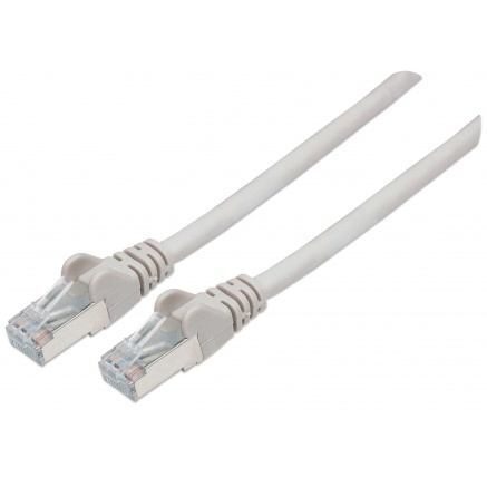 Intellinet patch kabel, Cat6A Certified, CU, SFTP, LSOH, RJ45, 30m, šedý