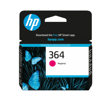 HP 364 Magenta Ink Cart, 3 ml, CB319EE (300 pages) HP 364 Magenta Ink Cart, 3 ml, CB319EE (300 pages)