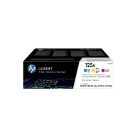 HP 125A CMY 3-pack LJ Toner Cart, CF373AM (1,400 / 1,400 / 1,400 pages)