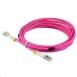 Duplexní patch kabel MM 50/125, OM4, LC-LC, LS0H, 1m