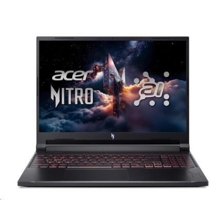 ACER NTB Nitro V 16 AI (ANV16-42-R45Q),R5 AI 240,16"WUXGA,16GB,1TB SSD,RTX 4050,W11H,Black