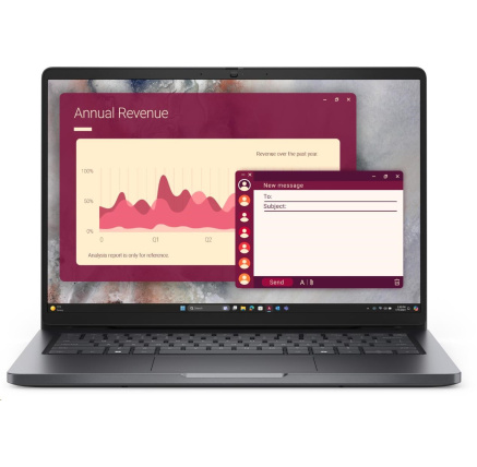 DELL NTB Pro 14 PC14250/i5-120U/8GB/512SSD/14" FHD+ /IR Cam & Mic/65W/WLAN/vPro|Backlit Kb/W11 Pro/3Y PS NBD