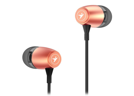 GENIUS sluchátka HS-M318 METALLIC GOLD/ zlatá/ 4pin 3,5 mm jack GENIUS sluchátka HS-M318 METALLIC GOLD/ zlatá/ 4pin 3,5 mm jack