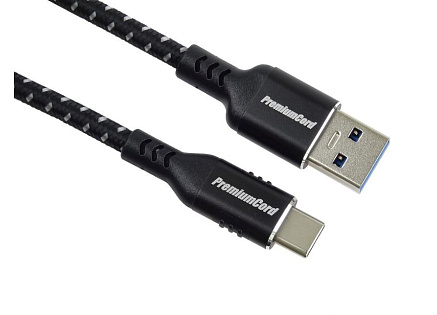 PREMIUMCORD Kabel USB-C na USB 3.0, 5Gbit/s, 1m