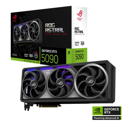 ASUS VGA NVIDIA GeForce RTX 5090 ROG ASTRAL 32GB, 32GB GDDR7, 3xDP, 2xHDMI