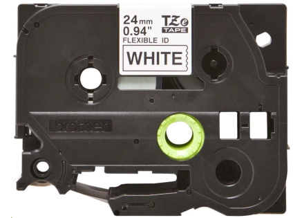 BROTHER TZEFX251 - kazeta TZ šířky 24mm, flexibilní páskou TZE-FX251, bílá/černé písmo