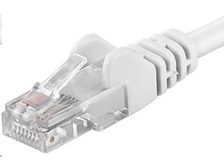 PremiumCord Patch kabel UTP RJ45-RJ45 CAT6 3m bílá