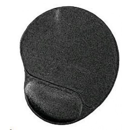 GEMBIRD Podložka pod myš gelová ergonomická Maxi, černá