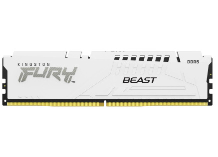 KINGSTON DIMM DDR5 16GB 6800MT/s CL34 ECC FURY Beast EXPO Bílá