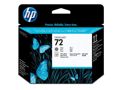 HP 72 Black photografic + Grey DJ Printhead, C9380A
