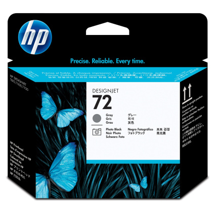 HP 72 Black photografic + Grey DJ Printhead, C9380A HP 72 Black photografic + Grey DJ Printhead, C9380A