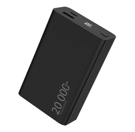 WG - Power Bank 20000 mAh, USB-C PD 20W + USB-A QC 22.5W, černá WG - Power Bank 20000 mAh, USB-C PD 20W + USB-A QC 22.5W, černá