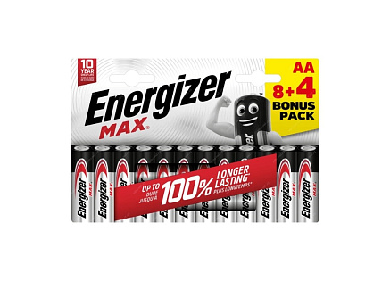 Energizer LR6/12 Max AA 8+4 zdarma Energizer LR6/12 Max AA 8+4 zdarma