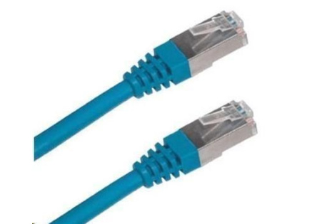 XtendLan patch kabel Cat6A, SFTP, LS0H - 0,3m, modrý XtendLan patch kabel Cat6A, SFTP, LS0H - 0,3m, modrý