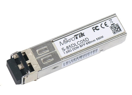 MikroTik SFP (miniGBIC) modul S-85DLC05D, MM, 550m, 1.25G