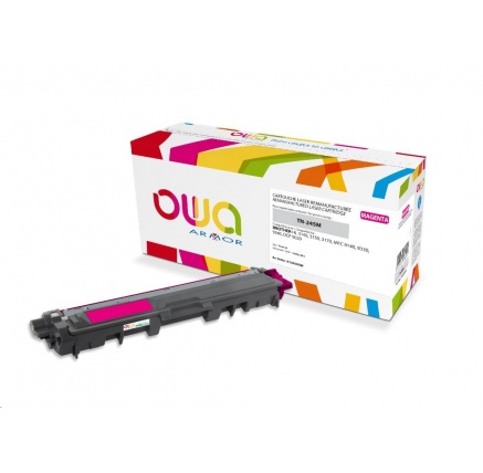 OWA Armor toner pro BROTHER HL 3140, 3150, 3170, MFC 9130 9330,9340,2200 Stran,TN245M, červená/magenta (TN-245M/TN-246M) OWA Armor toner pro BROTHER HL 3140, 3150, 3170, MFC 9130 9330,9340,2200 Stran,TN245M, červená/magenta (TN-245M/TN-246M)