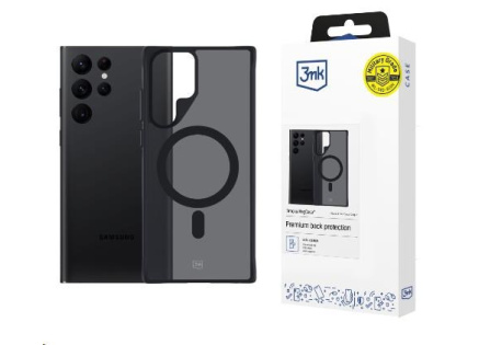 3mk ochranný kryt Smoke MagCase pro Samsung Galaxy S22 Ultra 5G