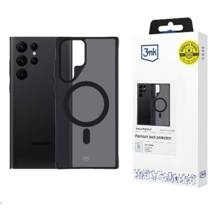 3mk ochranný kryt Smoke MagCase pro Samsung Galaxy S22 Ultra 5G 3mk ochranný kryt Smoke MagCase pro Samsung Galaxy S22 Ultra 5G