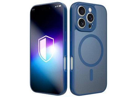 3mk ochranný kryt Misty MagCase Blue pro Apple iPhone 16 Pro Max 3mk ochranný kryt Misty MagCase Blue pro Apple iPhone 16 Pro Max