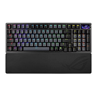 ASUS klávesnice ROG Azoth 96 HE, Mechanická, Bezdrátová, BT, RF 2.4GHz, CZ/SK, černá