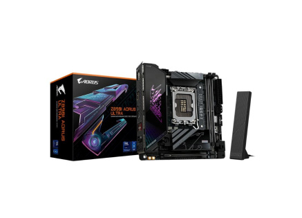 GIGABYTE MB Sc LGA1851 Z890I AORUS ULTRA, Intel Z890, 4xDDR5, 1xDP, 1xHDMI, 1xThunderbolt, WiFi, mITX
