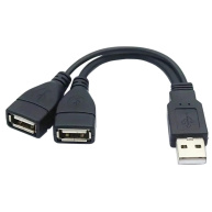 PREMIUMCORD Nabíjecí kabel USB 2.0, 15cm, černá
