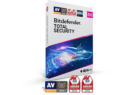 Bitdefender Total Security - 10 zařízení na 1 rok - elektronická licence do emailu Bitdefender Total Security - 10 zařízení na 1 rok - elektronická licence do emailu