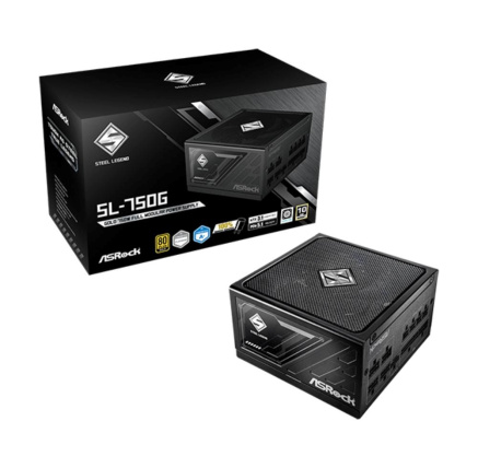 ASROCK zdroj SL-750G,750W, 80Plus Gold, 135 mm, ATX 3.1