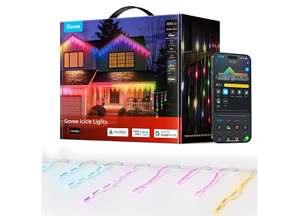 Govee Smart LED rampouchy RGBIC 10m, bílé, Matter