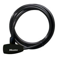 Master Lock 8154EURD Ocelové lanko s integrovaným zámkem na klíč - 180 cm